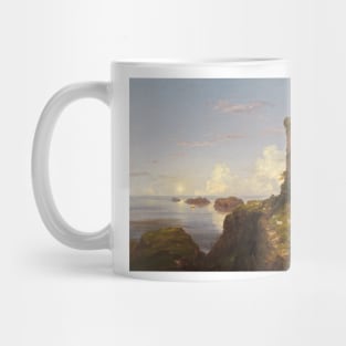 Italian Coast Scene with Ruined Tower by Thomas Cole Mug